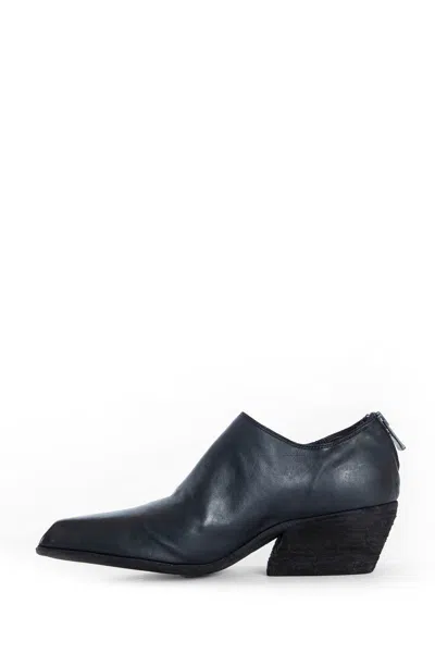 Guidi Round-toed High Heels In Blue