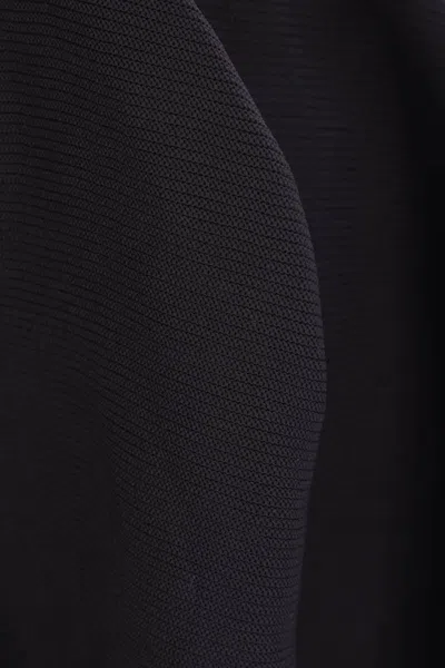 Cfcl Ribbed V-neck Flared Dress In Blue