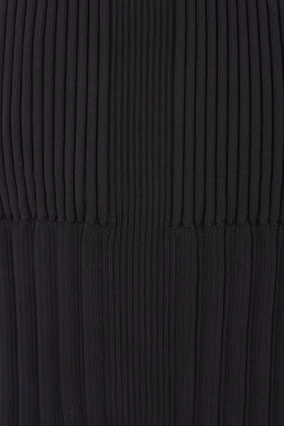 Cfcl Ribbed Peplum Skirt In Black