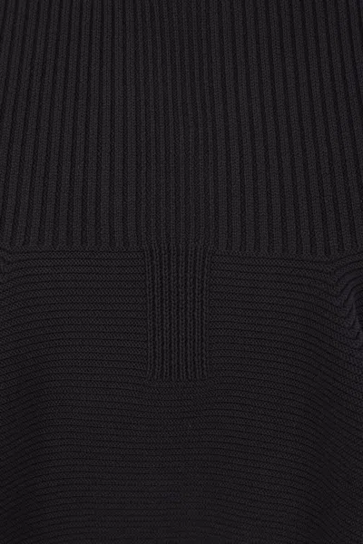Cfcl Ribbed Flared Skirt In Black
