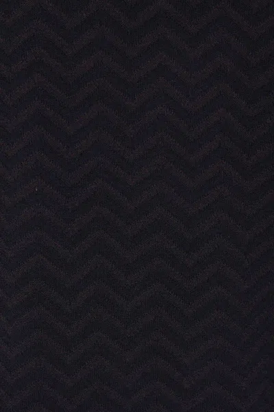 Giorgio Armani Chevron Pattern Long Sleeve Wool Blend Sweater In Blue