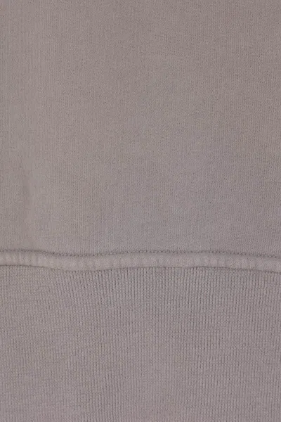Stone Island 6100023 Brushed Organic Cotton Fleece In Gray
