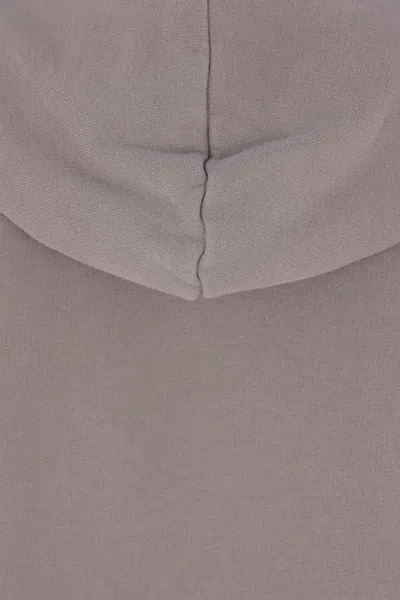 Stone Island 6100023 Brushed Organic Cotton Fleece In Gray