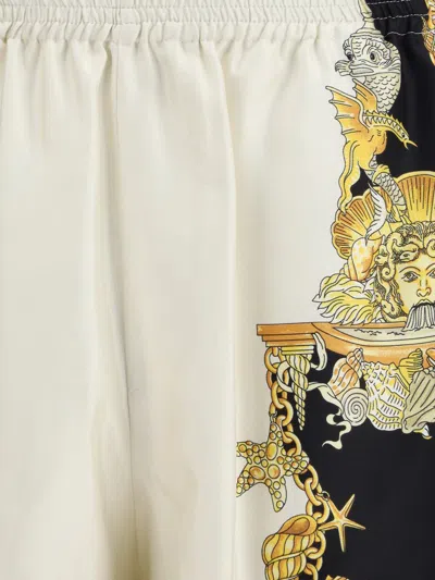 Versace Coral Theatre Shorts In Black