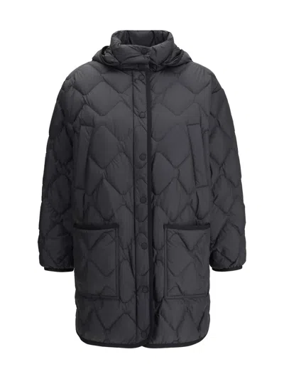 Woolrich Heritage Down Jacket In Black
