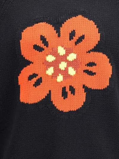 Kenzo Boke Flower Sweater In Black
