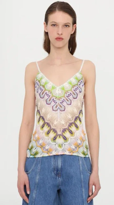 Missoni Geometric Tank Top In Multi