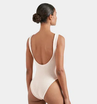 Hunza G Domino One Piece Swimsuit In Neutral