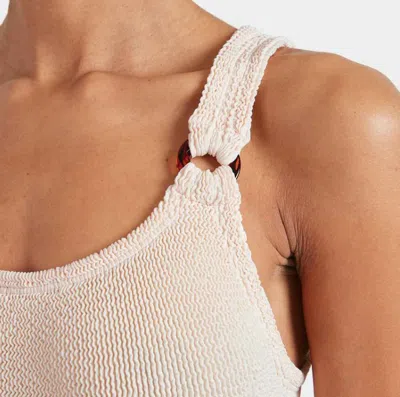 Hunza G Domino One Piece Swimsuit In Neutral