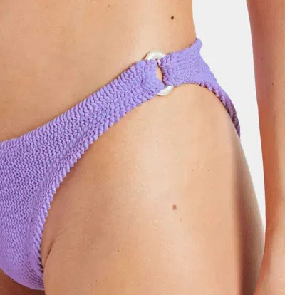 Hunza G Pearl Circle Ring Bikini In Purple