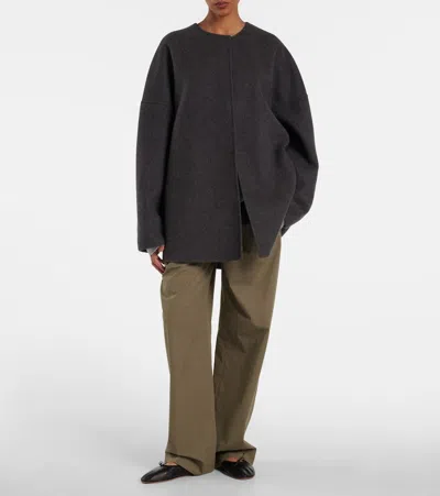 The Row 10mm Hereditas Leather Ballerina Flats In Black