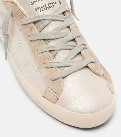 Golden Goose Sneaker Super Star Platinum/beige In Neutral