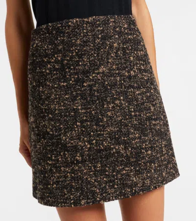 Blazé Milano Coci Wool-blend Tweed Miniskirt In Multi