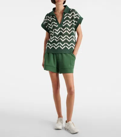 Varley Atrium High Waist Shorts In Green