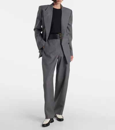 羊毛双排扣塔士多夹克