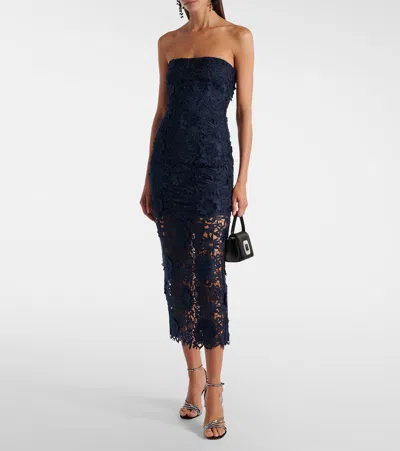 Rotate Birger Christensen Dress Rotate Woman Color Blue In Blue