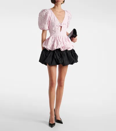 Rotate Birger Christensen 'mini Balloon' Skirt In Black