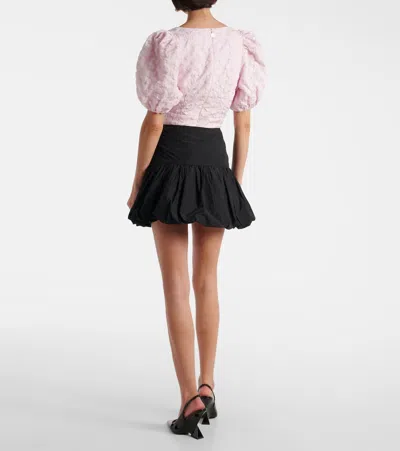 Rotate Birger Christensen 'mini Balloon' Skirt In Black