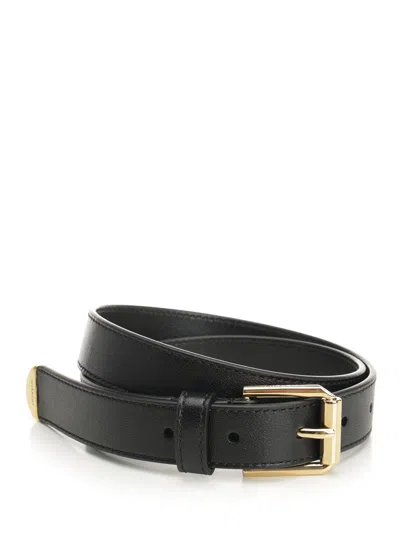 Givenchy 25mm Voyou Metal Tip Belt Commercial Belts Black