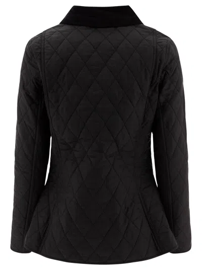 Barbour Annandale Water Resistant Quilted Utility Jacket In Black
