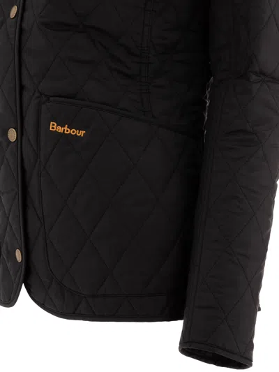 Barbour Annandale Water Resistant Quilted Utility Jacket In Black