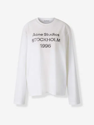 Acne Studios Organic Cotton T-shirt In White