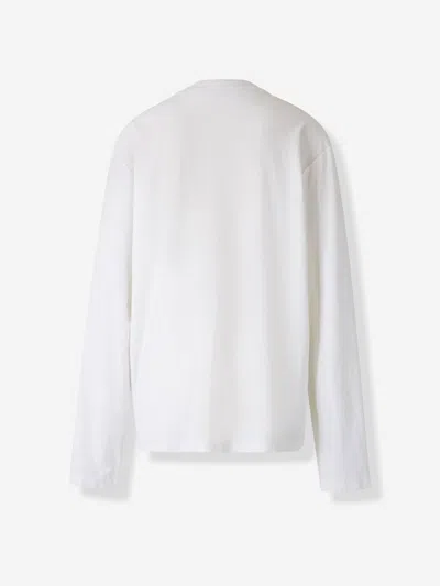 Acne Studios Organic Cotton T-shirt In White