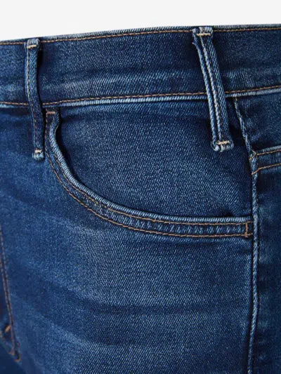 Mother The Hustler Ankle Jeans Corner Piece In Blue