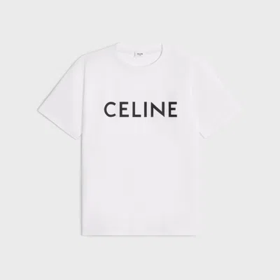 Celine Cotton White T-shirt In White