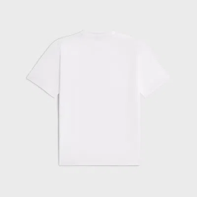 Celine Cotton White T-shirt In White