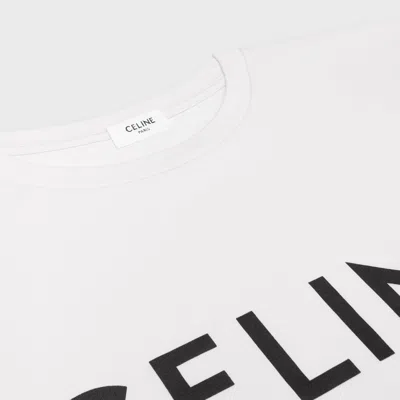Celine Cotton White T-shirt In White