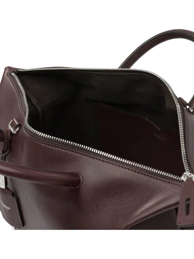 Max Mara Cross-body Bag With Detachable Strap And Top Handle In Red
