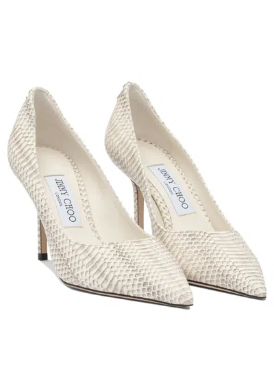 Jimmy Choo 85mm Love Snakeskin-effect Pointed-toe Pumps