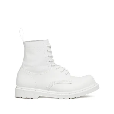 Mm6 Maison Margiela X Dr. Martens 1460 8-eye No Steel Toe Womens White In White