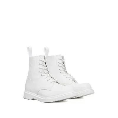 Mm6 Maison Margiela X Dr. Martens 1460 8-eye No Steel Toe Womens White In White