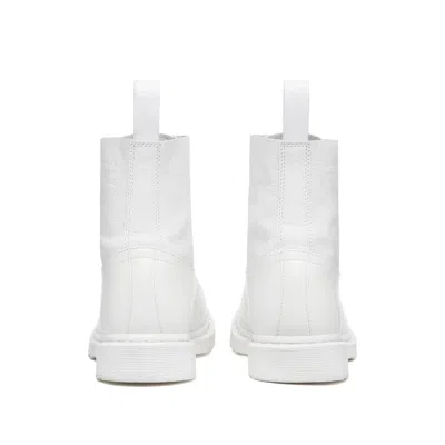 Mm6 Maison Margiela X Dr. Martens 1460 8-eye No Steel Toe Womens White In White