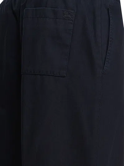 Burberry Tailored Trousers With Distinctive Check Details