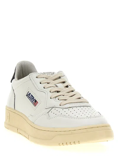 Autry White Sneakers With Smooth Leather Upper In White