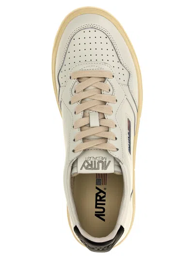 Autry White Sneakers With Smooth Leather Upper In White