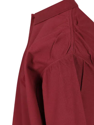 Balenciaga Crewneck Shirt With Nano Bb Style In Red