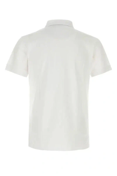 Burberry Logoed Polo Shirt In Neutral