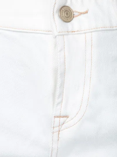 7 For All Mankind 'calie' Jeans Featuring Belt Loops In White