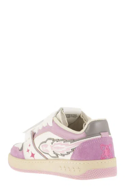 Enterprise Japan Ej Egg Rocket - Leather Trainers With Logo In Multi