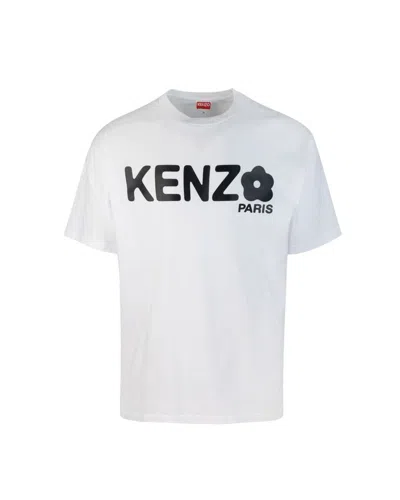 Kenzo Boke Flower Oversize Tshirt In White