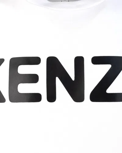 Kenzo Boke Flower Oversize Tshirt In White