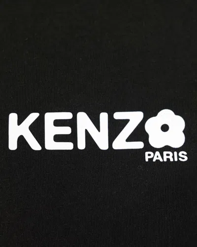 Kenzo Boke Flower 2.0 Classic Cotton Logo Graphic T-shirt In Black