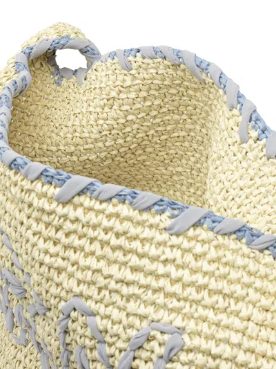 Marni Medium Nassa Raffia Hobo Bag In Nude