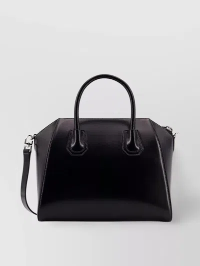 Givenchy Borsa A Mano Antigona Piccola In Pelle Cioccolato  Donna In Black