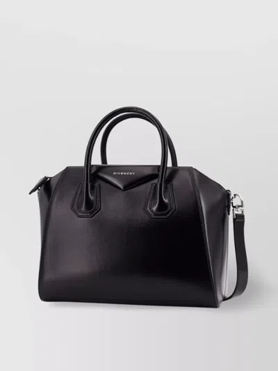Givenchy Borsa A Mano Antigona Piccola In Pelle Cioccolato  Donna In Black