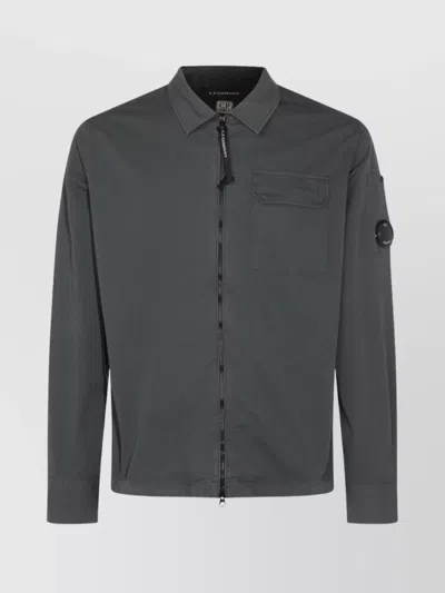 C.p. Company C.p.company Nylon Overshirt In Gray